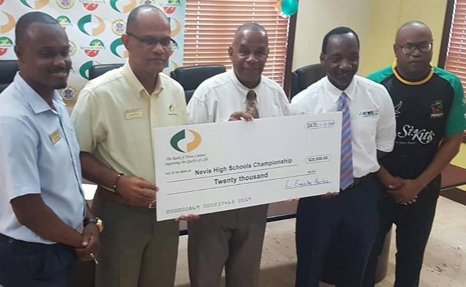 We are the title sponsor for this year’s sports entitled, “The Bank of Nevis High School Championship”